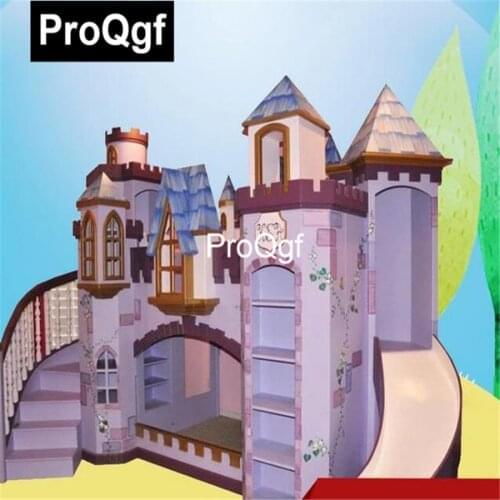 Prodgf 1Pcs A Set ins Castle Shape Up Down Children Bedroom Bed