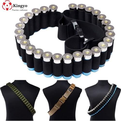 Adjustable 12Gauge 27 Shells Bullet Waist Belt Bullet Holder Pockets for Outdoor Hunting