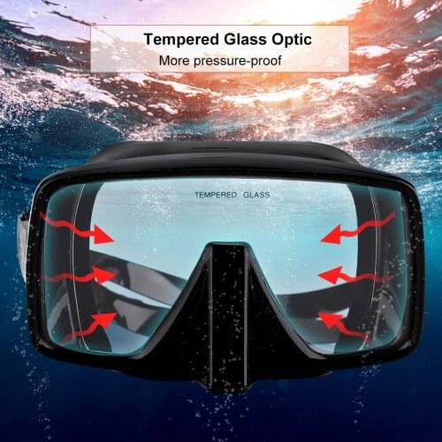 Adult Scuba Diving Mask Silicone Diving Goggle Underwater Salvage Scuba Diving Goggles Mask Swimming Equipment