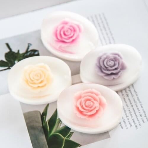 Peony Flower Silicone Soap Molds Wedding Cupcake Topper Fondant Cake Deco Tools Soap Resin Clay Candy Chocolate Gumpaste Moulds