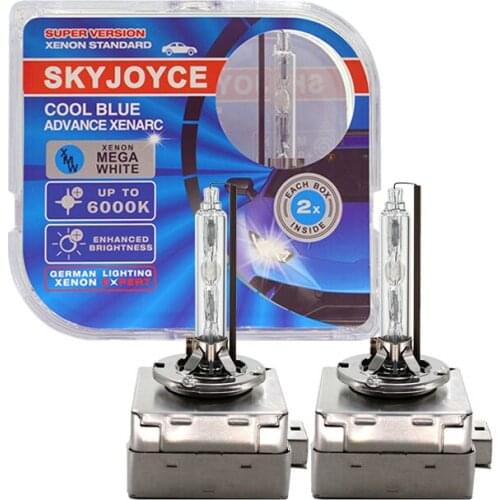 SKYJOYCE 2PCS D1S D2S D3S D4S Whole Metal Base Xenon Bulb For BMW Benz Audi Car Headlight HID Lamp 4300K 8000K 5000K 6000K 35W