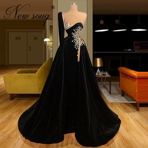 Dubai Crystal Evening Dresses Arabic Custom Made Long Prom Party Gowns For Weddings 2020 Robes Celebrity Dresses Evening Wear