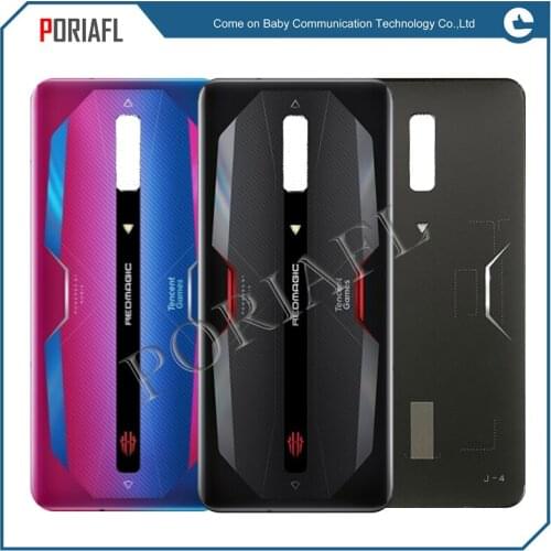 For Red magic6 Pro NX669j Back Cover Battery Housing Door Replacement Parts For Red magic 6 Redmagic6 Pro