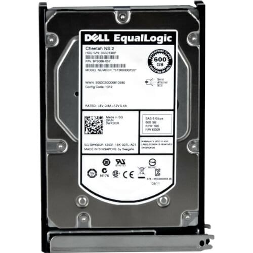 Dell EqualLogic 0WK0CR 600GB 10K SAS-2 3.5'' ST3600002SS Hard drive HDD