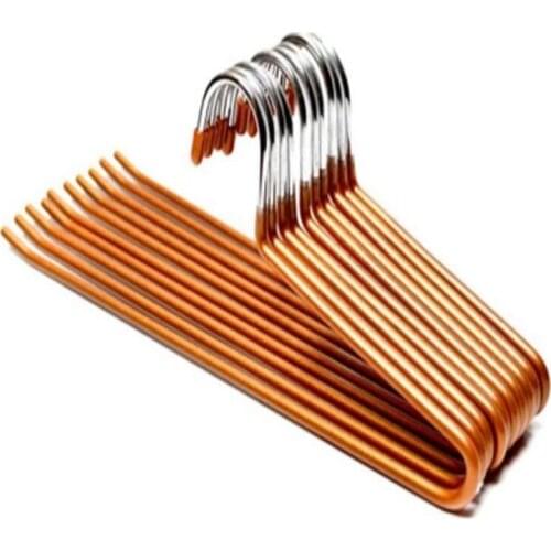 10pcs/lot 35cm Multi-function leaching anti-skid trousers rack stainless steel trackless trousers scarf towel hanger