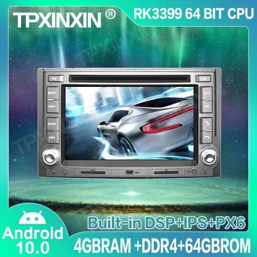 4+64G Android 10.0 For Hyundai H1 2008-2015 Car GPS Navigation Radio Player Car Multimedia Player Head Unit Tape Recorder IPS