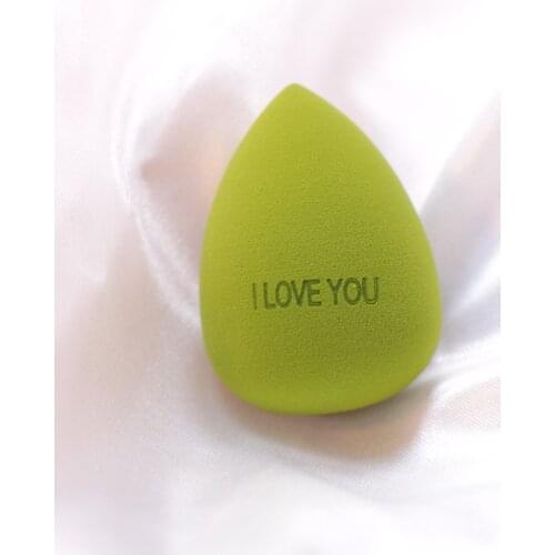 50pcs Customize Your Logo Pet Photo Water Drop Shape Cosmetic Puff Makeup Sponge Face Liquid Foundation Cream Hydrophilic