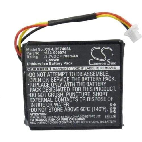 Cameron Sino 700mah battery for LOGITECH 981-000257 F540 G930 533-000074 batteries