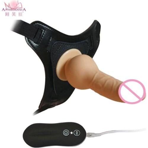 APHRODISIA erotic toys vibrators juguetes sexuales sex shop sex toys Harness Silicone Dildo strap on anal sex toys for woman