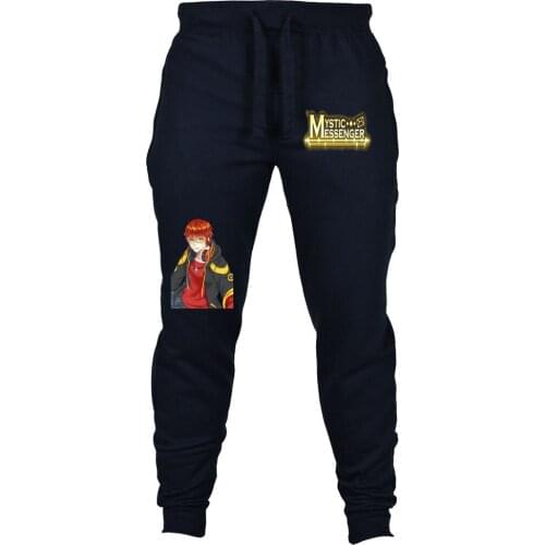 Anime Mystic Messenger pants cosplay pants Jogging Long Sport Pants Unisex Casual Sweatpants