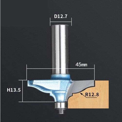 12.7mm*45mm,Freeshipping,woodworking insert router bit,cnc solid carbide end milling cutter,wood cutting tool, trimming end mill