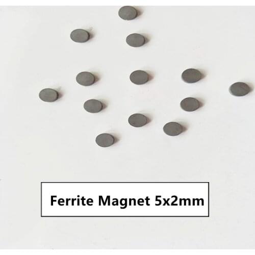 10 200 400PCS/LOT Y30 Disc Ferrite Magnet 5*2 Permanent MAGNET 5x2 Black Round Speaker magnets 5 x 2