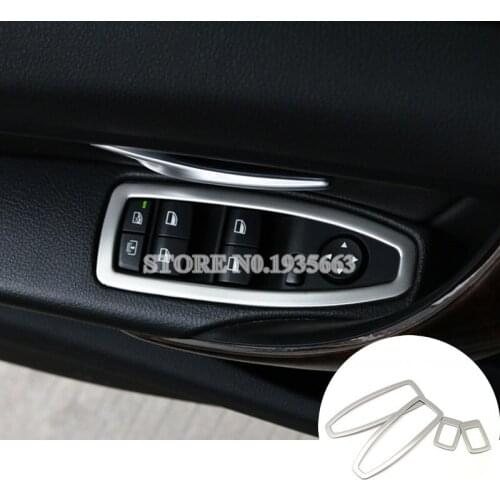 For BMW 1 Series F20 F21 Inner Door Armrest Window Switch Cover Trim 2012-2018 4pcs Car Decor Car Trim