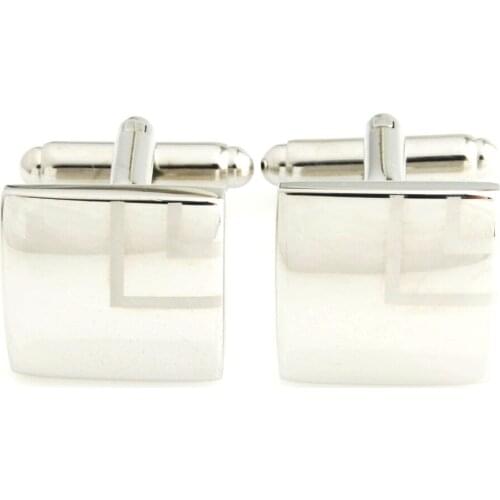YH-712 Elegant Classic Laser Engraved Men Cufflinks-Factory Direct Selling