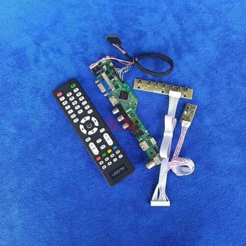 DIY Kit Display controller board LVDS 40-Pin For LP145WH1/LTN145AT01 1366*768 LED LCD VGA USB AV HDMI-compatible Analog signal