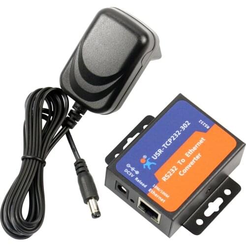 USR-TCP232-302 Tiny Size Serial RS232 to Ethernet TCP IP Server Module Ethernet Converter Support DHCP/DNS