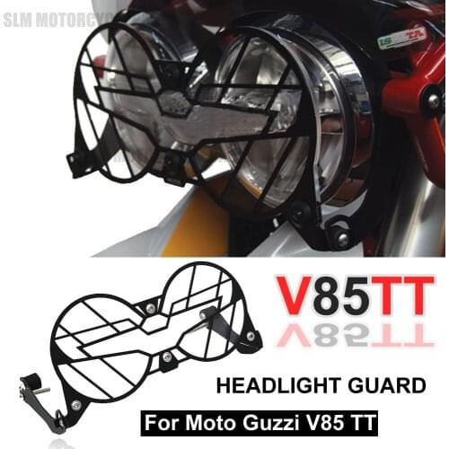 For Moto Guzzi V85 TT NEW Motorcycle Folding Headlight Guard Protector Grill Double Protection V85TT