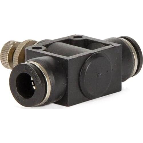 Pipe throttle valve NSNSF 4 6 8 12 pneumatic quick-connect fittings restrictor cylinder adjustment speed control