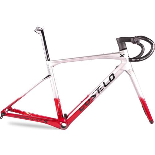 2020 T1000 Carbon Road bicycle Frameset SPEEDMACHINE X bike frame fork seatpost with carbon road bike frame disc brake