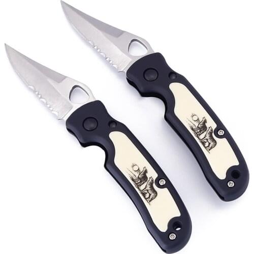 Folding Pocket Knife Survival Tactical Knife Stainless Steel Outdoor Self-defense Combat Hiking Hunting Knives EDC Camping Tool