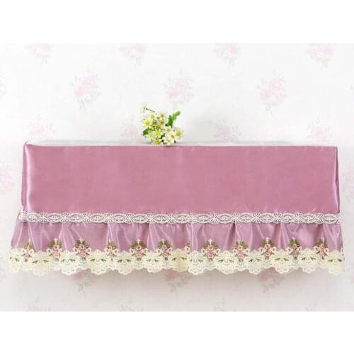 Fabric silk and satin high-grade hanging air conditioner cover machine dust cover c