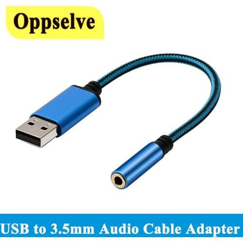 USB to 3.5 MM Jack AUX Cable Audio Wire for Car Speaker Headphone Auxiliary Adapter Cabo Earphone Music Headset Jack Converter
