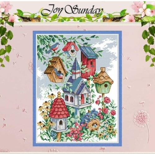 Birds home animals Counted Cross Stitch Handmade Cross Stitch 11CT 14CT printed Cross Stitch Kits Embroidery for Needlework