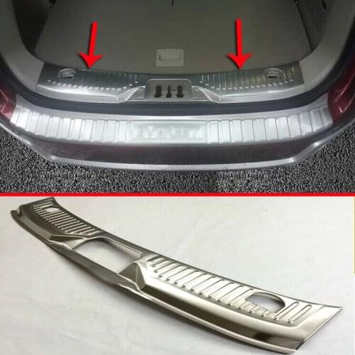 For Ford Everest 2016 2017 2018 Stainless Steel Interior Rear Bumper Sill Protector