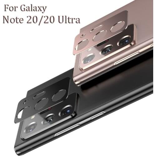 Camera Protector Aluminum alloy Thin Cover For Samsung Note 20 ultra Metal Lens Protection Tempered Glass Film for Galaxy Note20