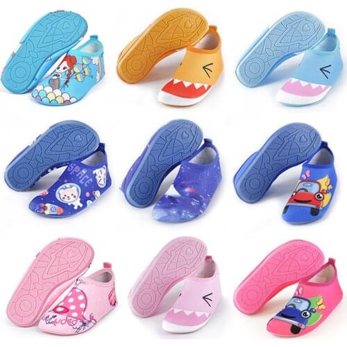 1 Pair Baby Shoes Children Quick-drying Non-slip Beach Socks Swimming Shoes Floor Socks Soft Shoes Barefoot Water Shoes Flats