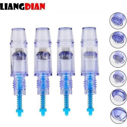 10PCS 9mm Disposable Sterile Micro Nano Needles Cartridges With Caps For Charmant MCHARM Artmex Permanent Microblading Makeup