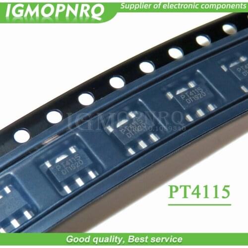 20pcs/lot PT4115 SOT-89-5 Driver IC / buck converter / LED constant current driver new original