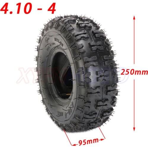 4.10/3.50-4 410/350-4 ATV Quad Go Kart 47cc 49cc Chunky 4.10-4 Tire inner tube Fit All Models 3.50-4 4" tire
