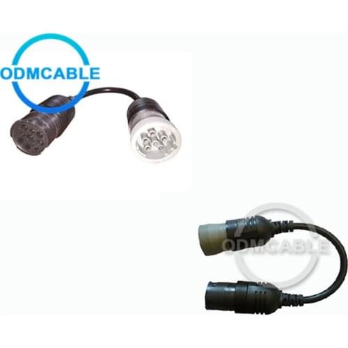 9 pin to 6 pin diagnostic cable for volvo interface 88890020/88890180 diagnosis cable