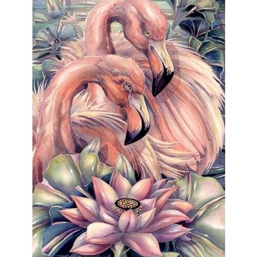 SHAYI 5D Diamond Painting Embroidery Cross Stitch Personality Flamingo Animal Home Decor Painting Full Square/Round Drill