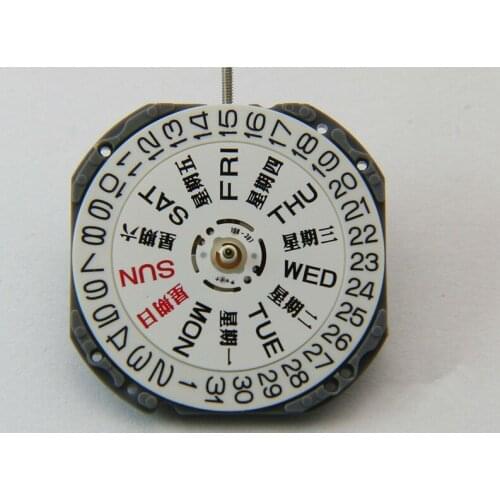 Watch movement accessories new Japanese movement VJ43B three pin double calendar window quartz movement without battery
