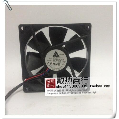 For Delta 9cm 9025 12V 0.60a Afb0912vh 3-Wire Double Bead Computer Case Cooling Fan