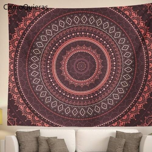 Home Tapestry Printing Mandala Tapestry Abstract Paintings Bohemian Wall Hanging Cloth Curtains House College Dorm Decoration