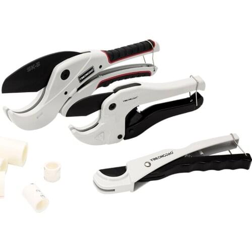 DW Aquarium PVC Pipe Cutter 36mm 42mm 64mm Aluminum Alloy Body Ratchet Scissors Tube Cutter PU PP PE Hose Cutting Hand Tools