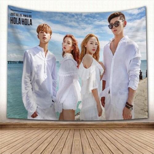 Kpop KARD Wall Tapestry Home Decoration Wall Carpet Rectangular Modern Printing Fabric Yoga Mat Blanket Tapestry New