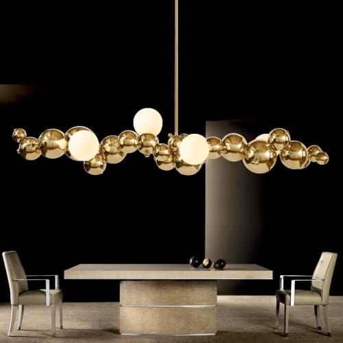 New post-modern personality creative restaurant dining room bar design sense bubble chandelier