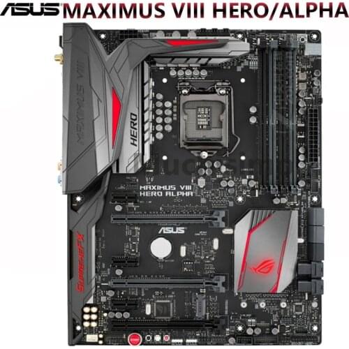 Asus MAXIMUS VIII HERO/ALPHA Original Intel Z170 Motherboard LGA 1151 i7 i5 i3 DDR4 PCI-E 3.0 USB3.0 SATA3 Desktop Computer Used