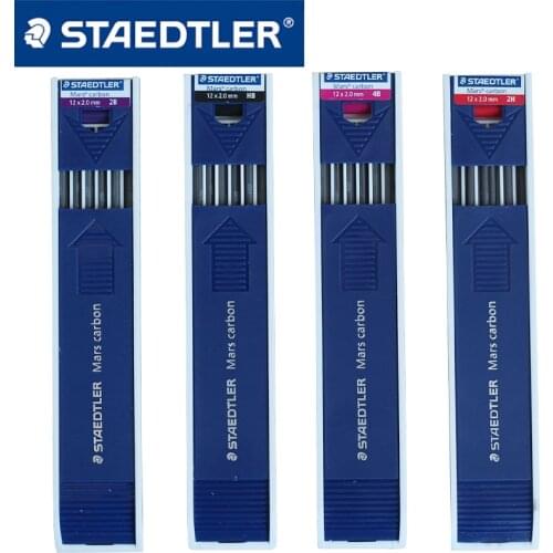 Staedtler 2.0mm Mechanical Pencil leads red blue black (HB 2B 4B) Office&School stationery Supplies