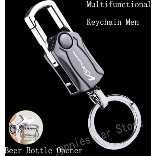For Suzuki V-Strom 250 DL250 2017-2020 DL650 DL1000 VStrom 650 1000 1050 1050XT Carabiner Keychain Metal Multifunction Keyring