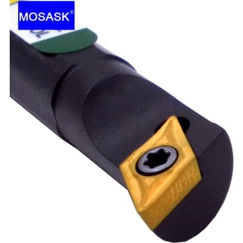 MOSASK SDQCL Machining Holders S10K-SDQCL07 Borning Bar CNC Carbide Insert Lathe Inner Hole Turning Tools