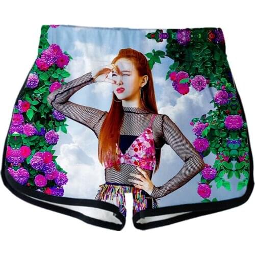 Taste of Love Fashion TWICE New album Summer Women Casual Hip hop Harajuku Cute girl Hot Sale Sexy 3D Shorts Oversized Clothes