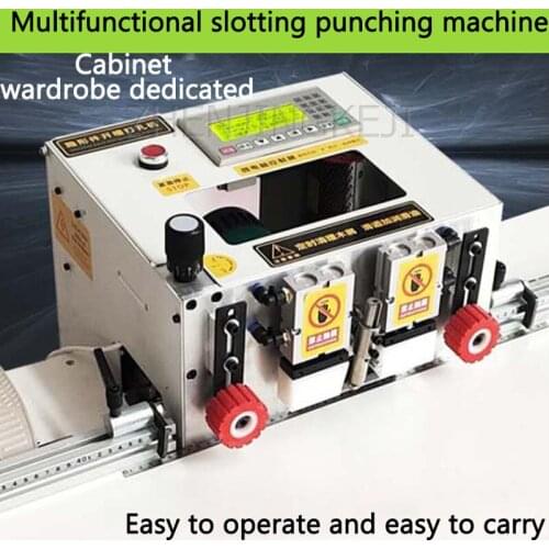 Small Desktop Punching Machine Invisible Cabinets Cupboard Wardrobe Multifunctional Slotting Equipment Operating Simple Portable