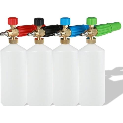 3200psi High Pressure Foam Generator Snow Flake Foam 1/4 Quick-plug Connector to Connect Water Gun Foam Bubble Pot Car Washer