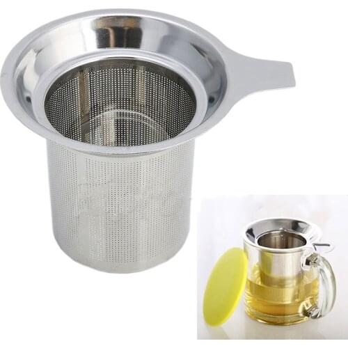 Stainless Steel Mesh Tea Infuser Reusable Tea Strainer Loose Tea Leaf Spice Filter 11*9*7.8cm