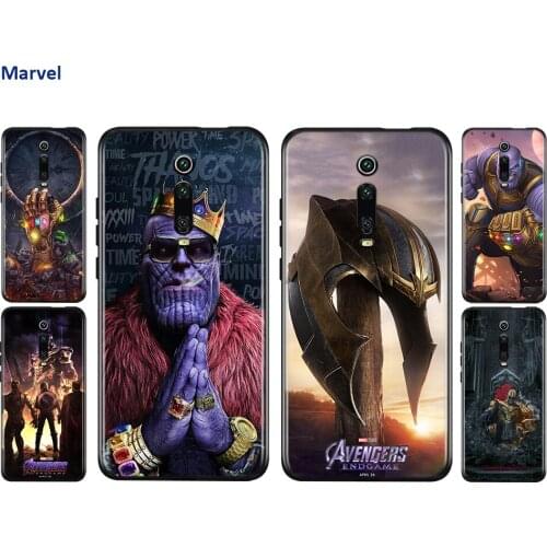 Silicone Cover Avengers Thanos For Xiaomi Redmi 9 9T 9C 8 7 6 Pro 9AT 9A 8A 7A 6A S2 5 5A 4X Plus Phone Case